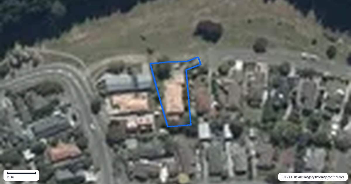 Property context map for 25 Willoughby Lane, Parklands, Christchurch
