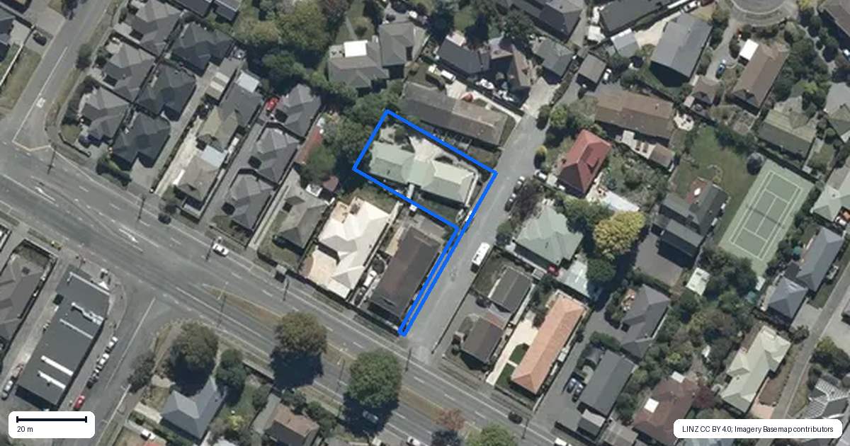 Property context map for 1/450A Harewood Road, Harewood, Christchurch
