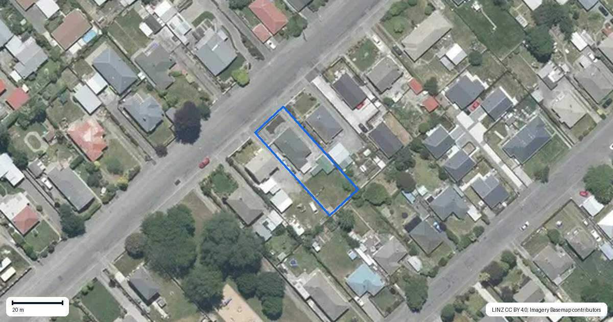 Property context map for 28 Andrew Street, Allenton, Ashburton