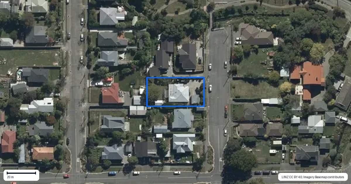 Property context map for 53 Chancellor Street, Richmond, Christchurch