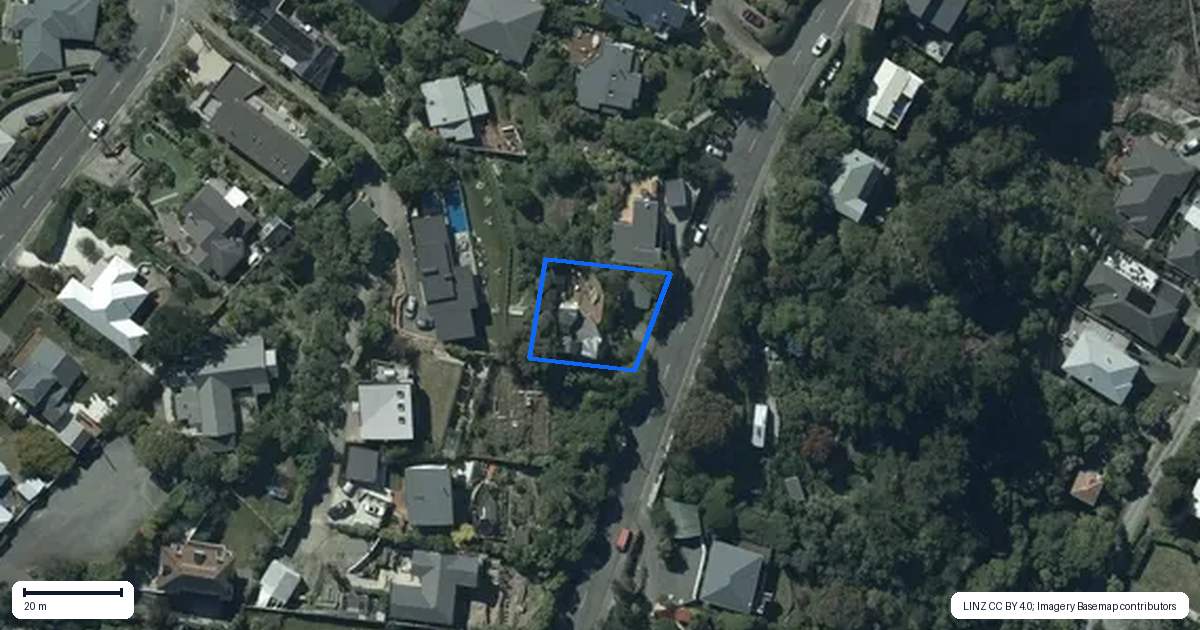 Property context map for 64 Mt Pleasant Road, Mount Pleasant, Christchurch