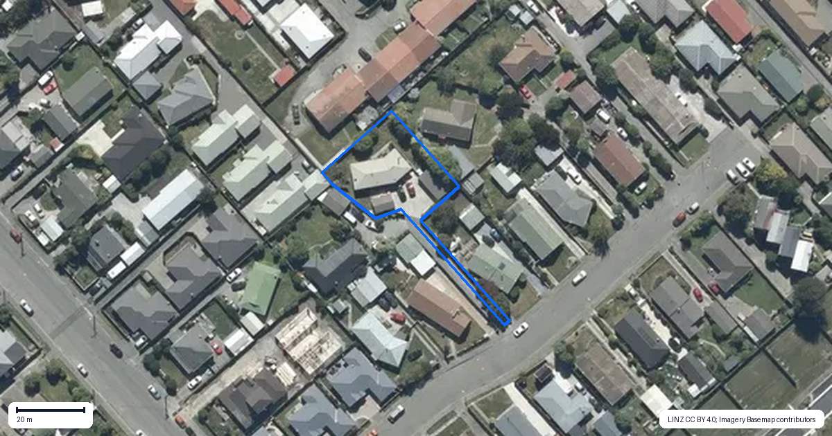 Property context map for 7A Ruakaka Street, Hornby, Christchurch