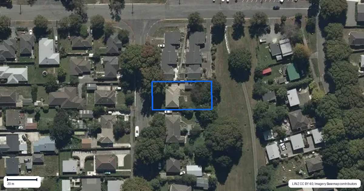 Property context map for 94 Riselaw Street, Mairehau, Christchurch