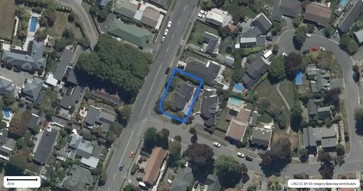 Property context map for 34 Strathean Avenue, Avonhead, Christchurch