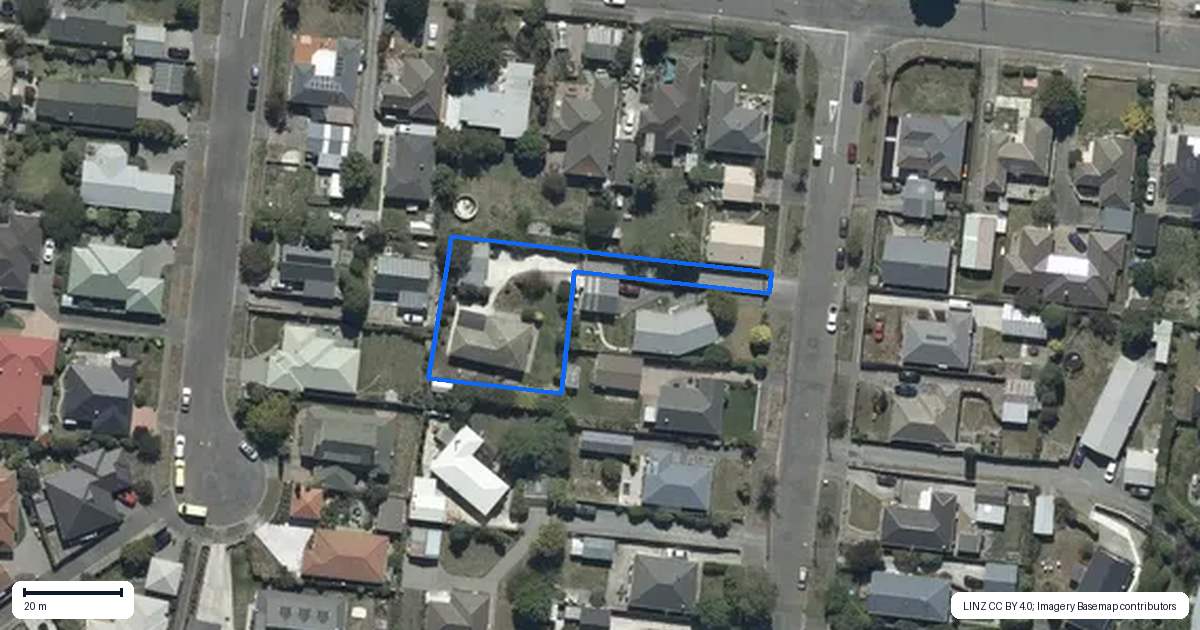 Property context map for 69 Baynes Street, Burwood, Christchurch