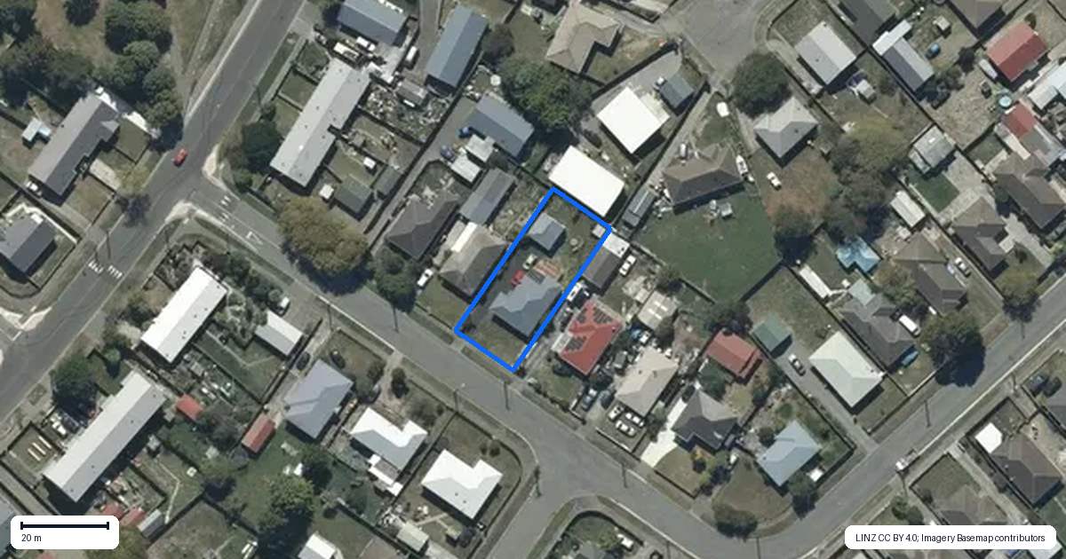 Property context map for 50 Lyndhurst Crescent, Aranui, Christchurch