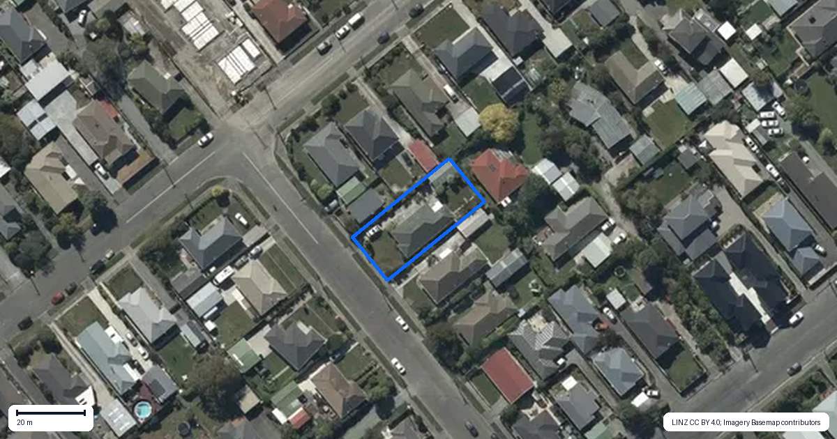 Property context map for 10 Forsyth Street, Spreydon, Christchurch