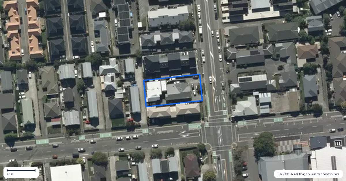 Property context map for 49 Matipo Street, Riccarton, Christchurch