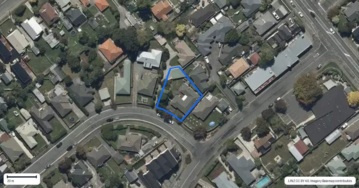 Property context map for 63 Evesham Crescent, Spreydon, Christchurch