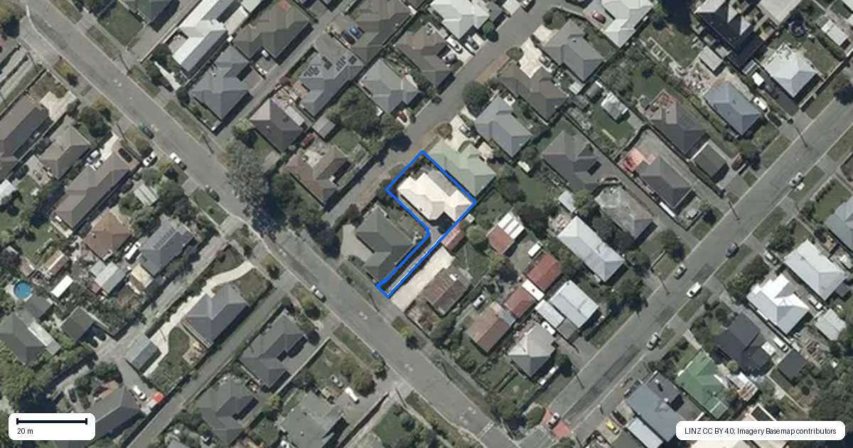 Property context map for 97 MacKenzie Avenue, Woolston, Christchurch