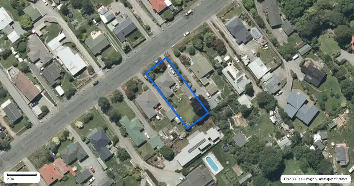 Property context map for 36 Campbell Street, Geraldine