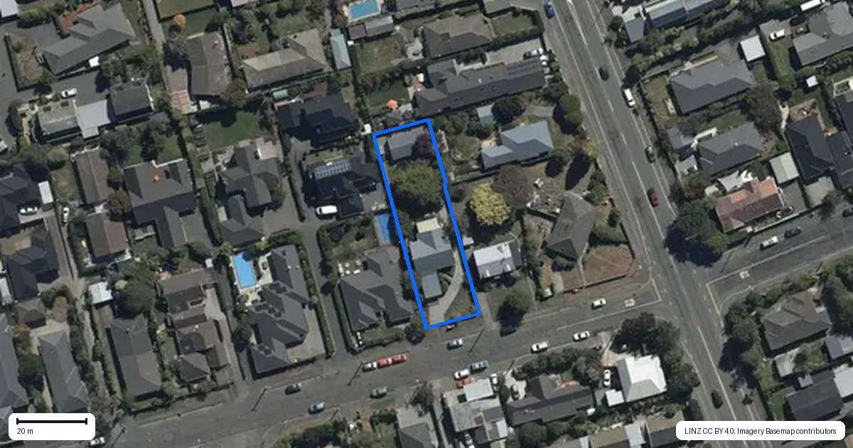 Property context map for 39 Plynlimon Road, Fendalton, Christchurch