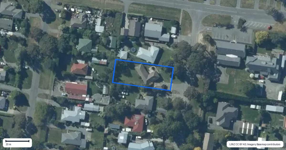 Property context map for 11 McIlraith Street, Darfield