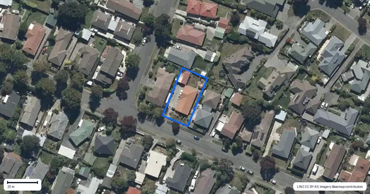Property context map for 18 Ansonby Street, Russley, Christchurch
