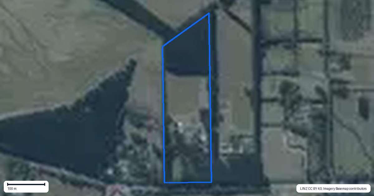 Property context map for 724 Old West Coast Road, West Melton