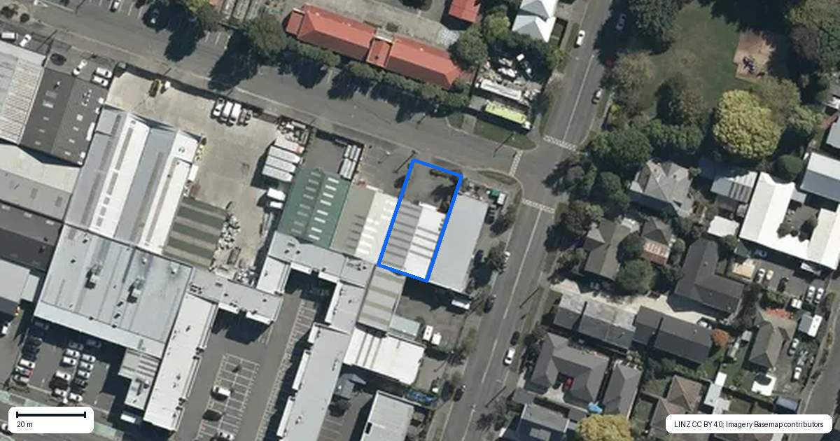 Property context map for 28 Hillview Road, Phillipstown, Christchurch