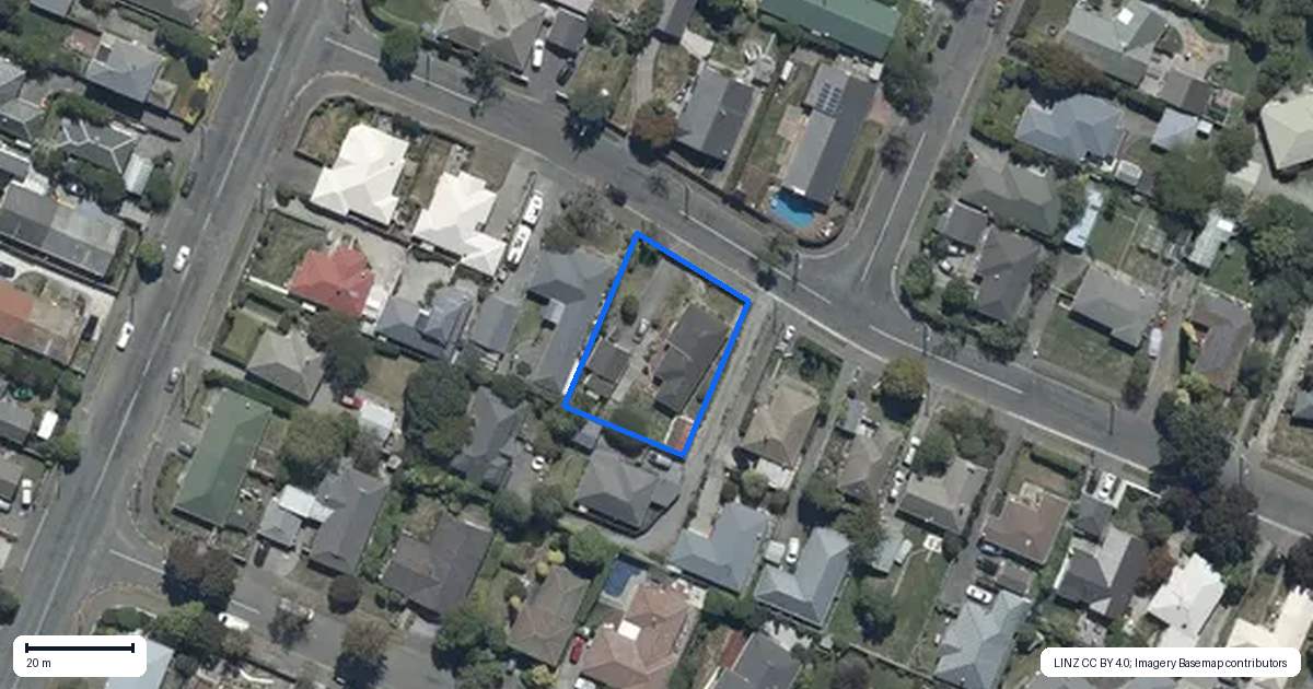 Property context map for 6 Springhill Street, Avonhead, Christchurch