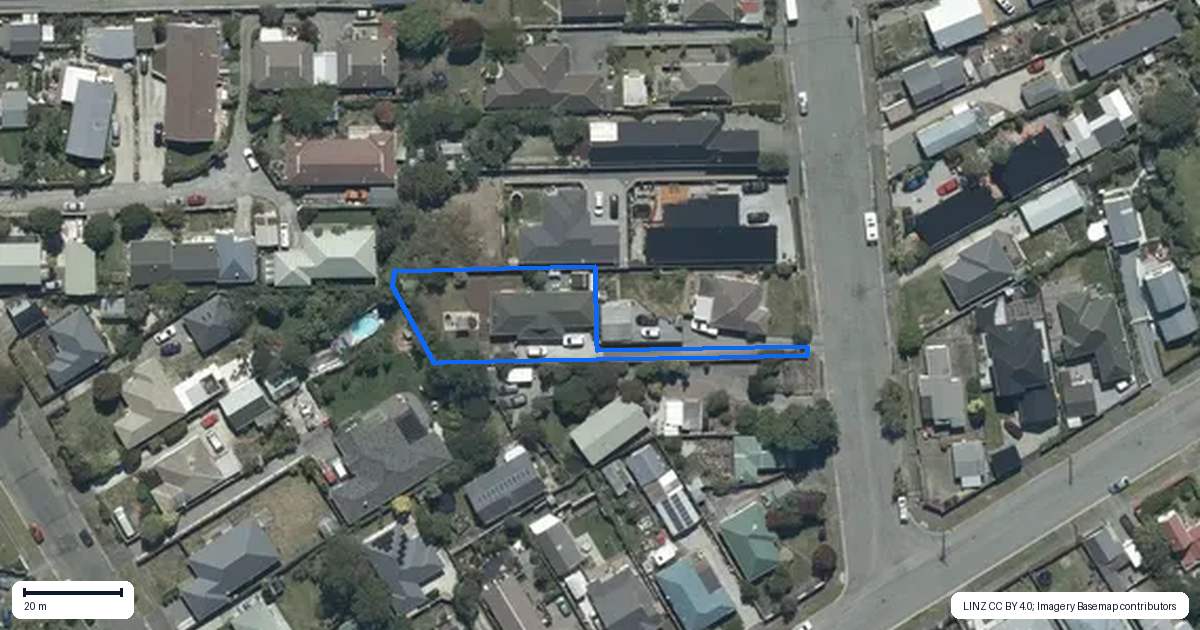 Property context map for 5A Woodgrove Avenue, North New Brighton, Christchurch