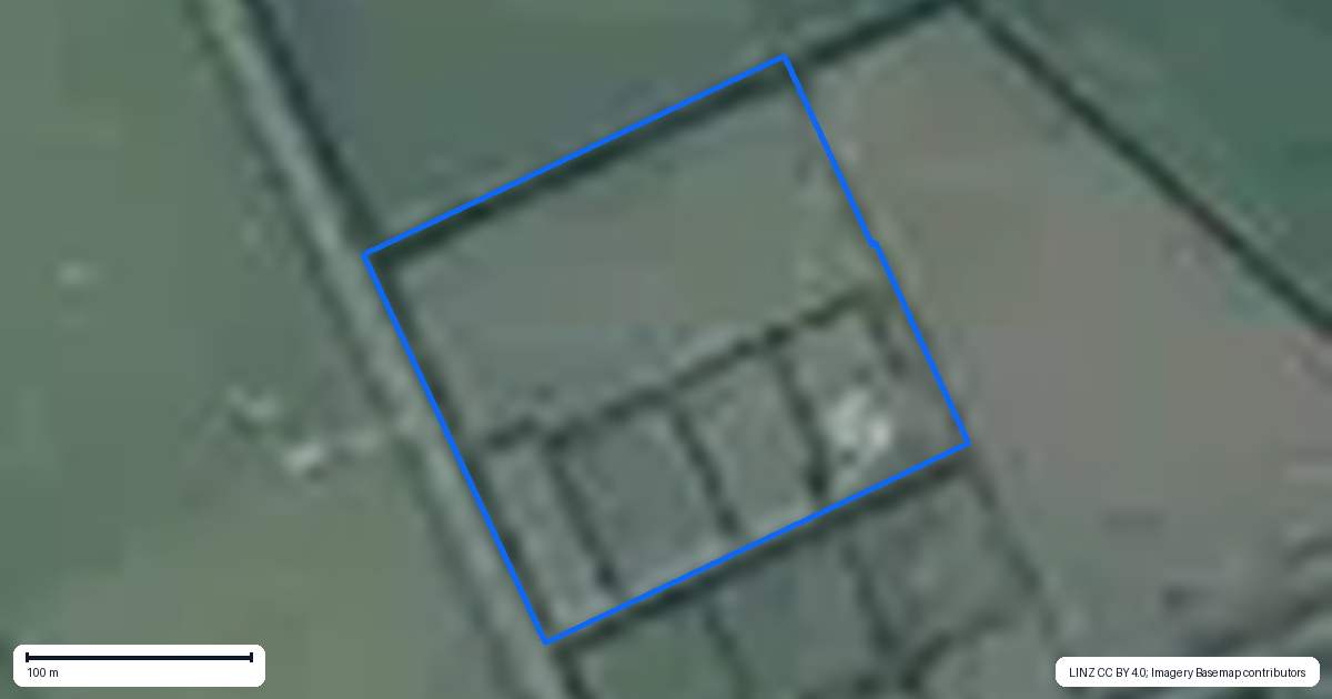 Property context map for 2924 North Rakaia Road, Bankside