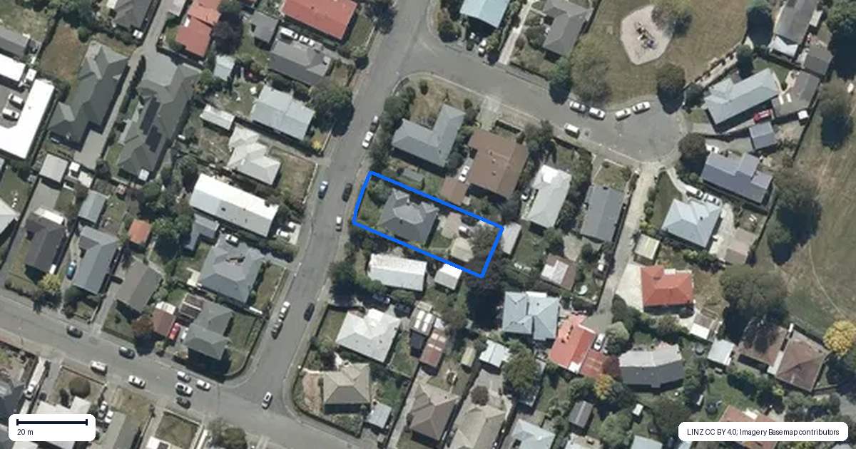 Property context map for 8 Cheyenne Street, Sockburn, Christchurch