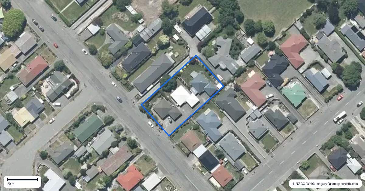 Property context map for 8B Thomas Street, Allenton, Ashburton