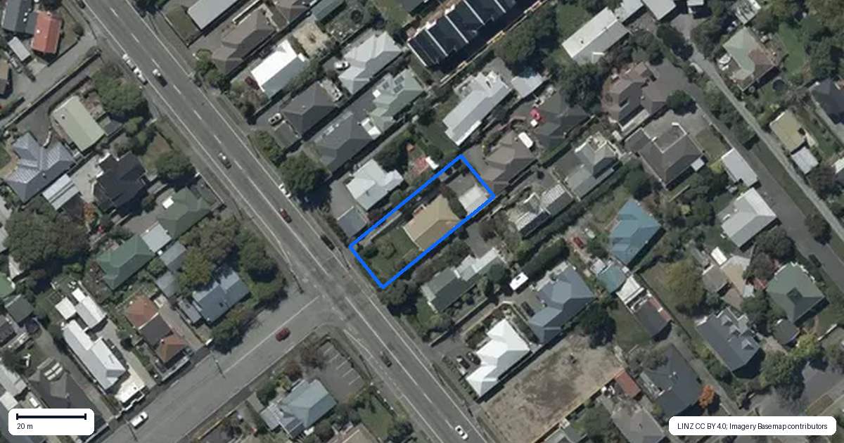 Property context map for 148 Barrington Street, Somerfield, Christchurch