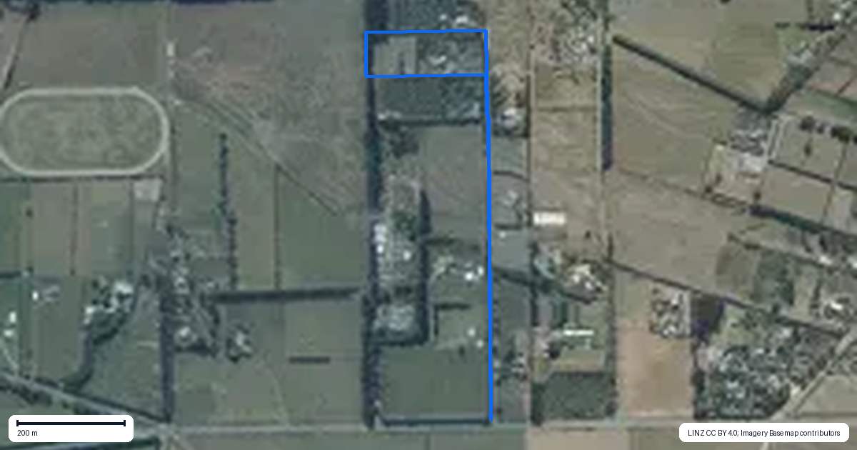 Property context map for 5/842 West Coast Road, West Melton