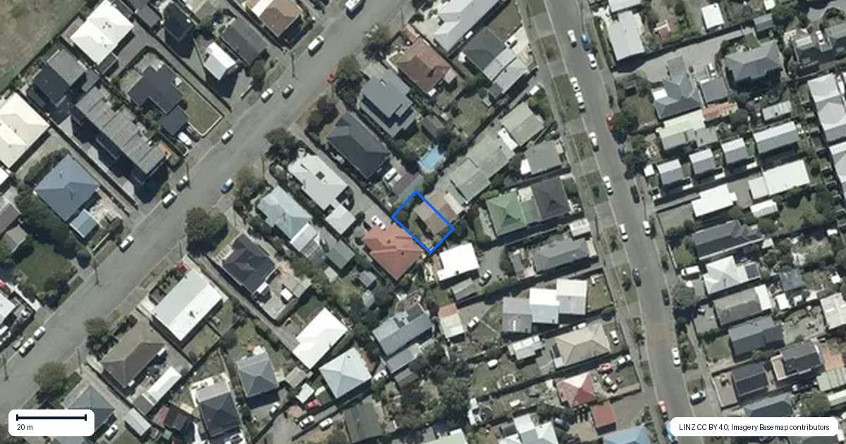 Property context map for 4/10 Keppel Street, New Brighton, Christchurch