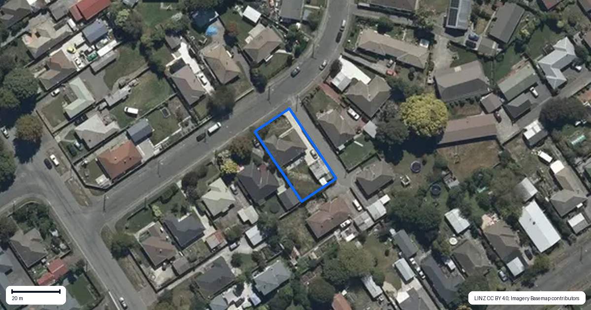 Property context map for 10 Fortune Street, Mairehau, Christchurch