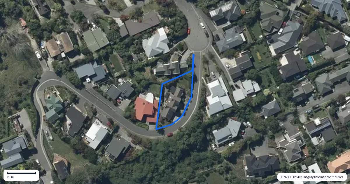 Property context map for 2 Emerald Lane, Cashmere, Christchurch