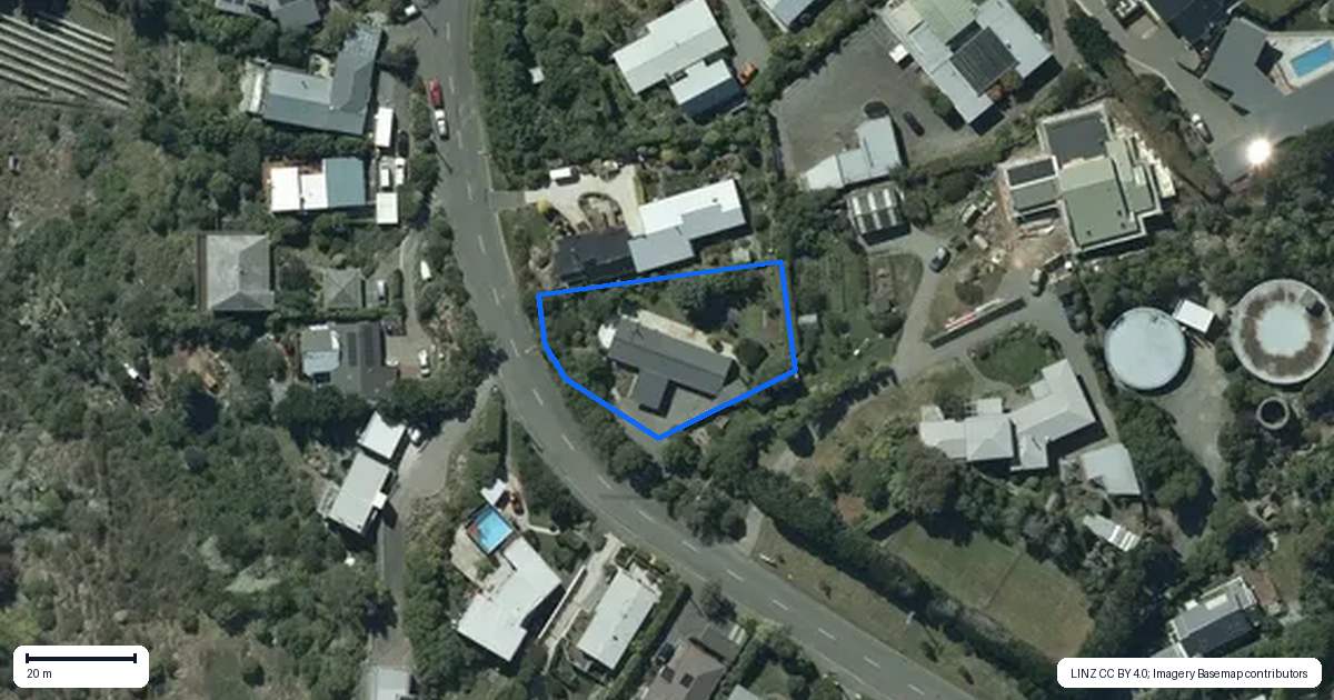 Property context map for 197 Major Hornbrook Road, Mount Pleasant, Christchurch