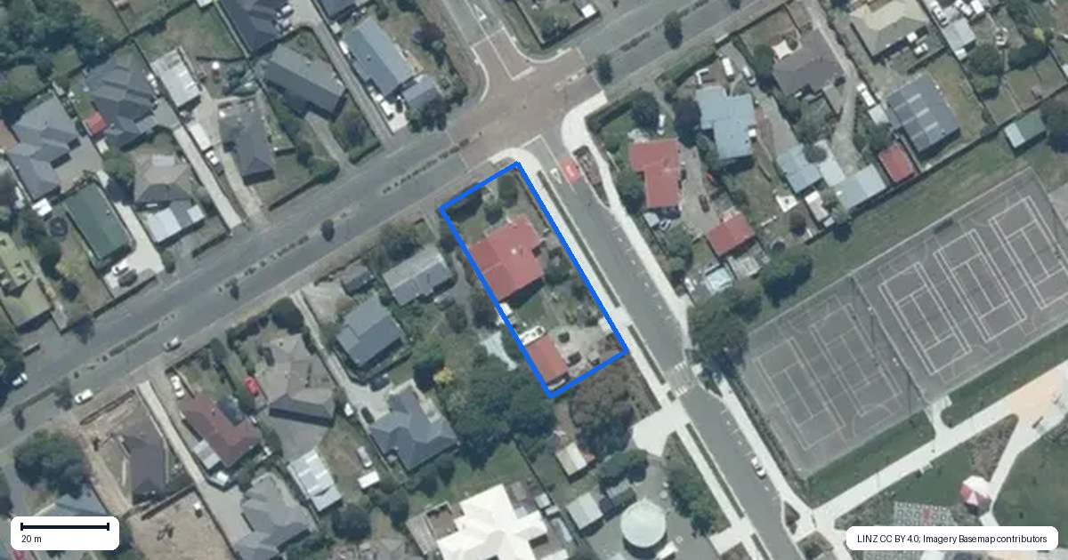 Property context map for 29 Moore Street, Rolleston