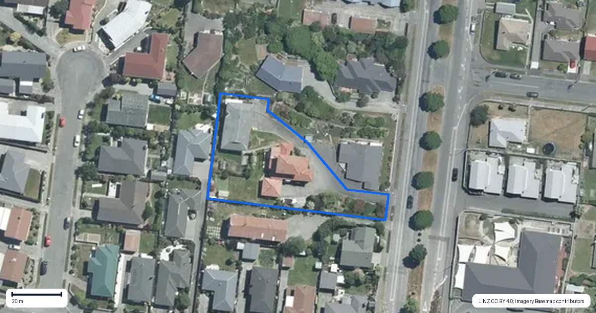 Property context map for 12 Morgans Road, Glenwood, Timaru