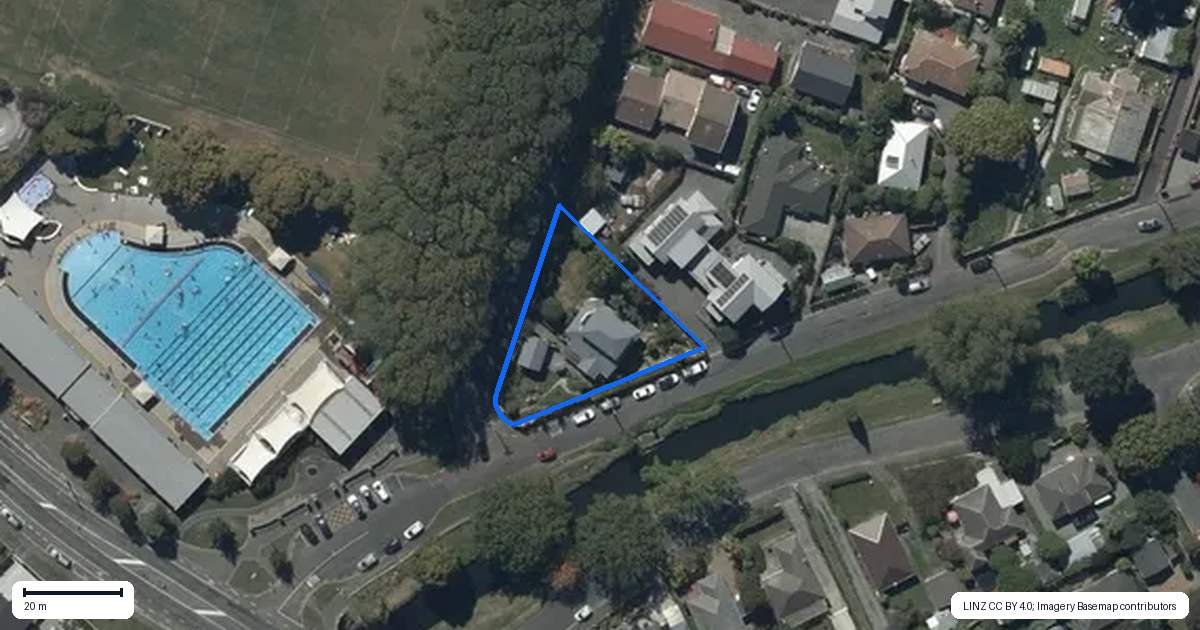 Property context map for 214 Wilsons Road, Waltham, Christchurch