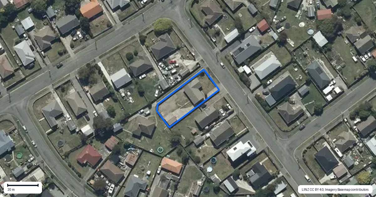 Property context map for 6 Portchester Street, Aranui, Christchurch