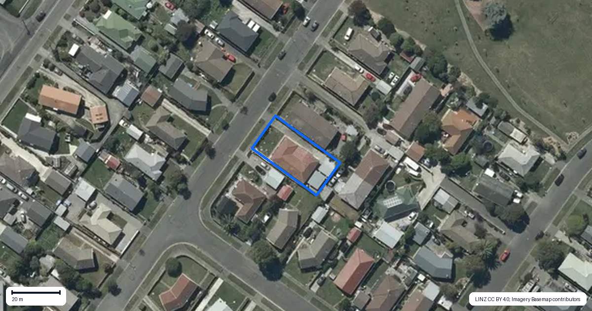 Property context map for 18 Shetland Street, Woolston, Christchurch
