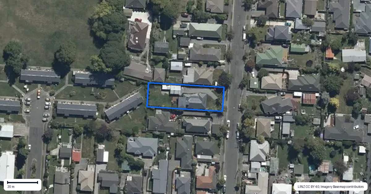 Property context map for 9 Mottram Street, Redwood, Christchurch
