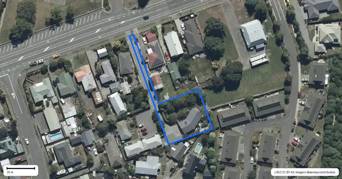 Property context map for 276 Mairehau Road, Burwood, Christchurch
