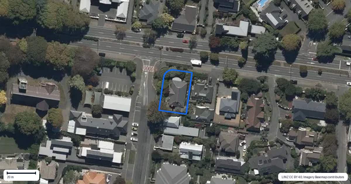 Property context map for 137 Fendalton Road, Fendalton, Christchurch