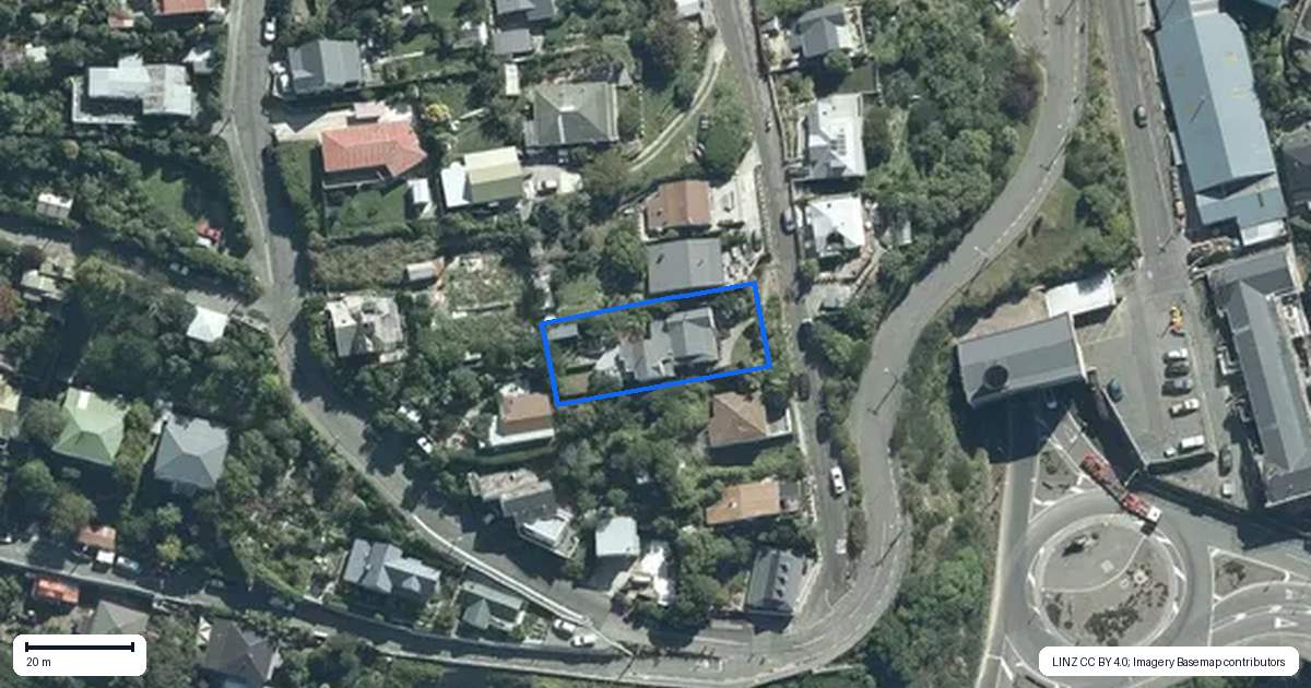 Property context map for 7 Ticehurst Road, Lyttelton