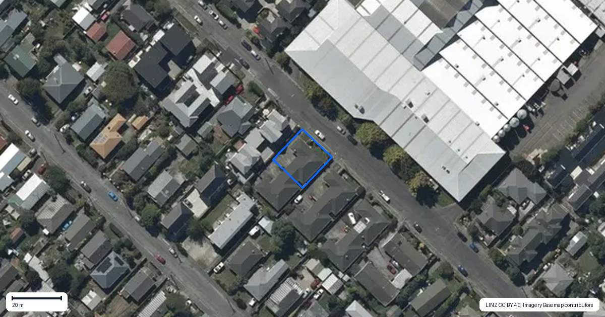 Property context map for 28 Hume Street, Sydenham, Christchurch