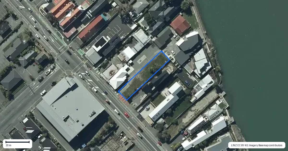 Property context map for 103 Main Road, Redcliffs, Christchurch