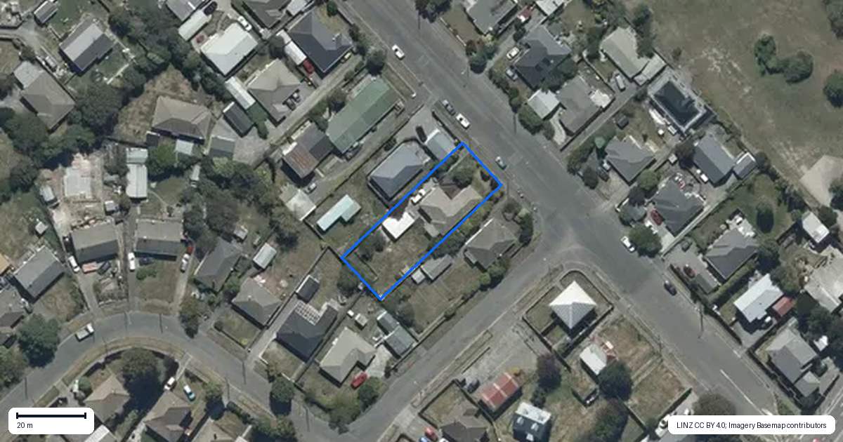 Property context map for 34 Garvins Road, Hornby, Christchurch