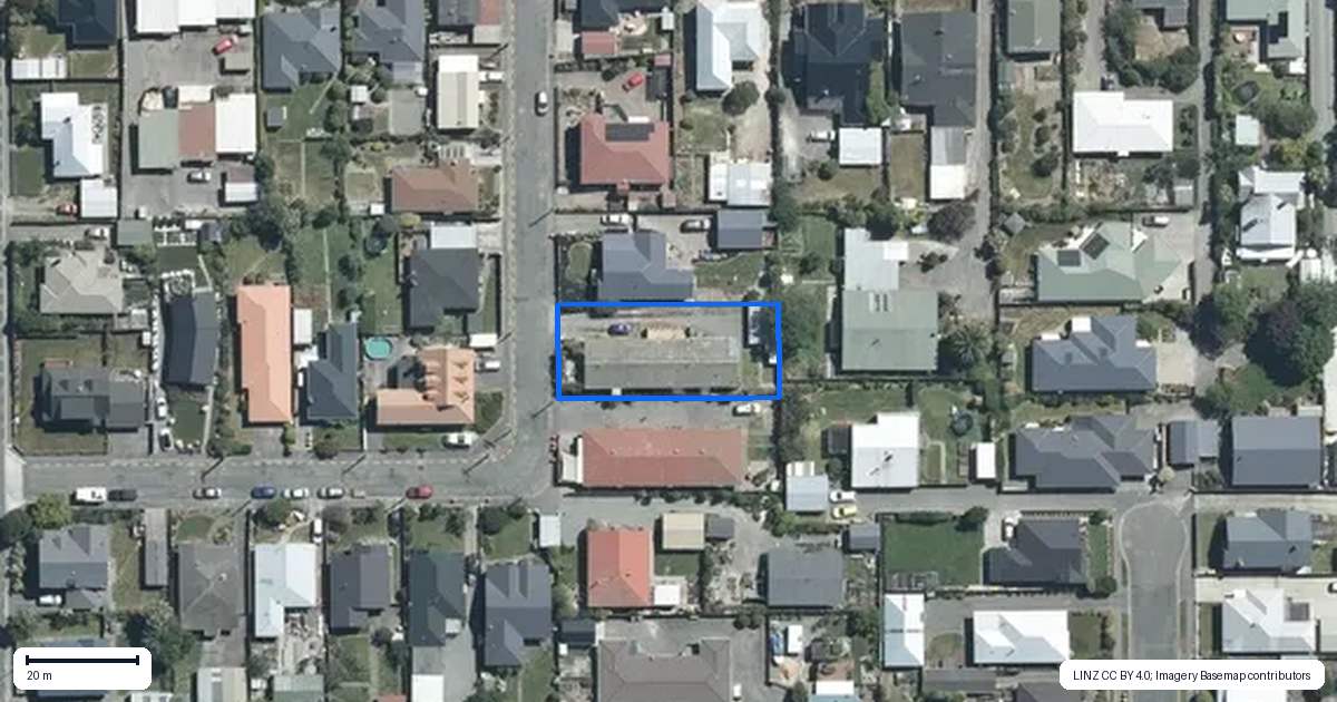 Property context map for 2/6 Deal Street, Seaview, Timaru