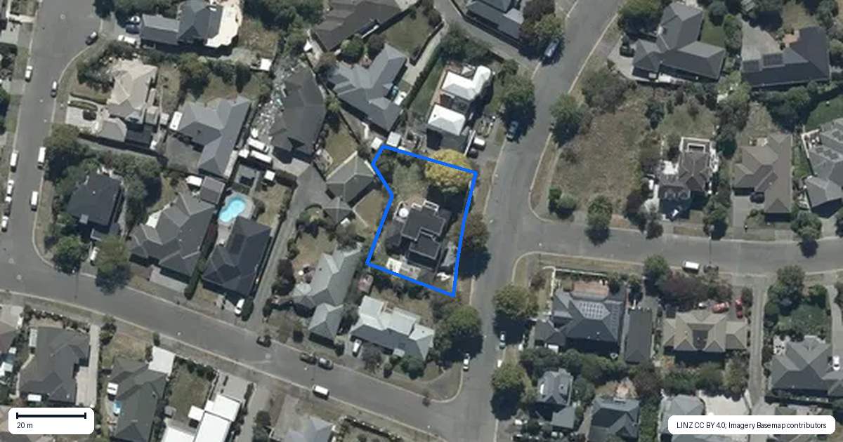 Property context map for 9 Travis Country Drive, Burwood, Christchurch