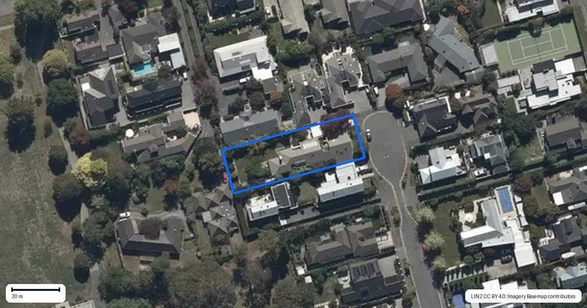 Property context map for 37 Thornycroft Street, Fendalton, Christchurch