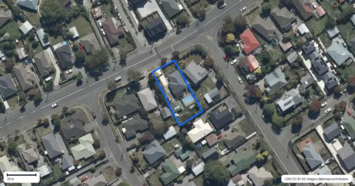 Property context map for 52 Farrington Avenue, Bishopdale, Christchurch