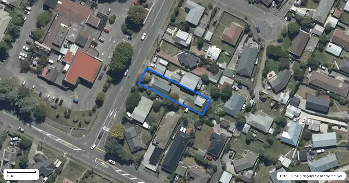 Property context map for 3 Inwoods Road, Parklands, Christchurch
