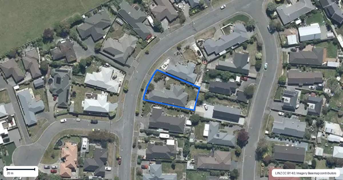 Property context map for 21 Roydon Drive, Templeton, Christchurch