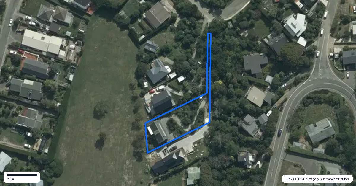 Property context map for 12 Ranui Crescent, Diamond Harbour